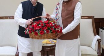 राज्यपाल संतोष कुमार गंगवार की प्रधानमंत्री से शिष्टाचार भेंट